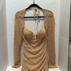 Oh Polly St Germain Dress in Gold